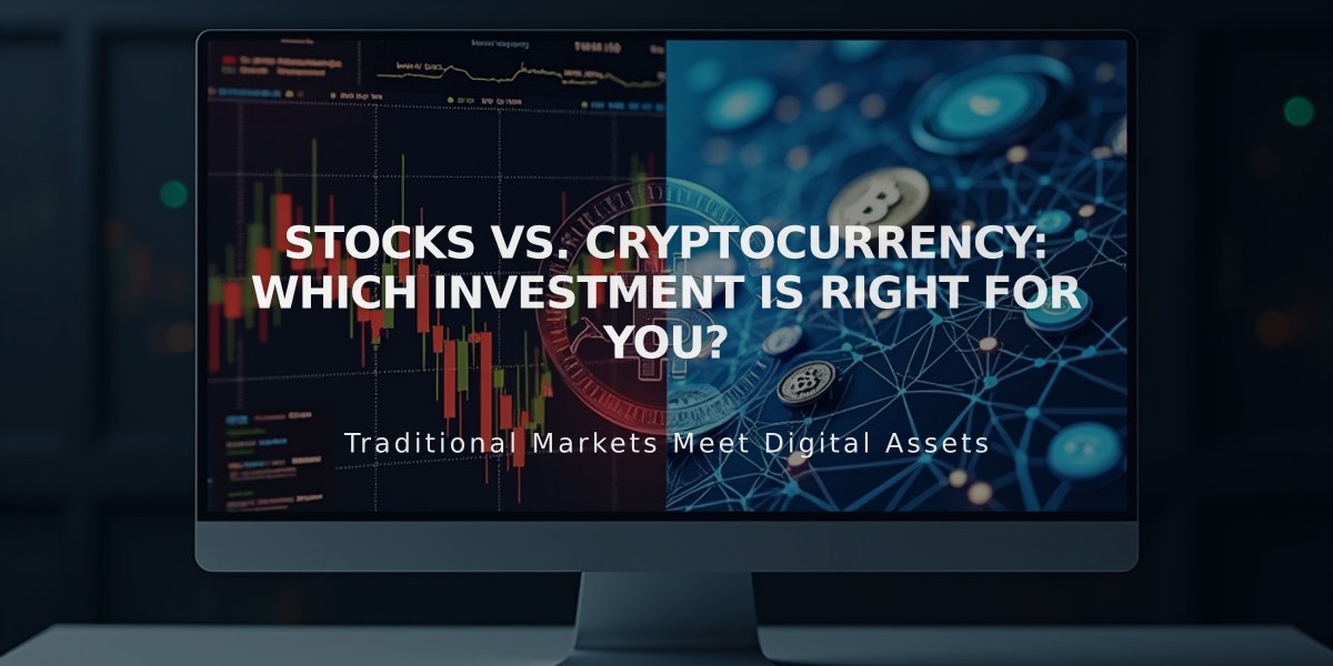 Stocks vs. Cryptocurrency: Which Investment Is Right for You?