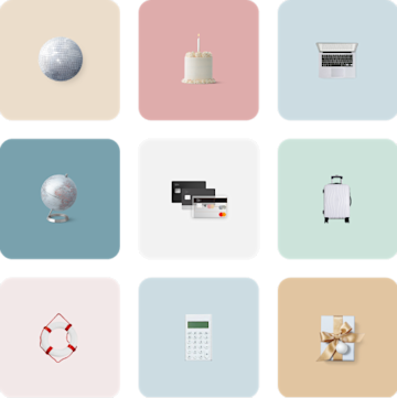 Icons related to budgeting and finance