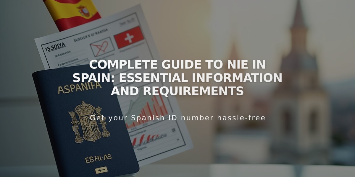 Complete Guide to NIE in Spain: Essential Information and Requirements